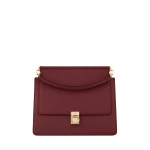 Polène Numéro Sept in Burgundy Numéro Sept in Burgundy - Totes & Top-Handle Bags - Parisian Luxury Leather Bag at Coveti