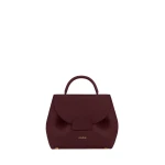 Polène Numéro Un Nano in Burgundy Numéro Un Nano in Burgundy - Mini Bags - Parisian Luxury Leather Bag at Coveti
