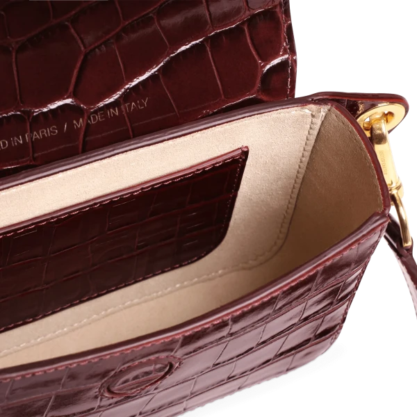 Ateliers Auguste Roquette in Burgundy bag