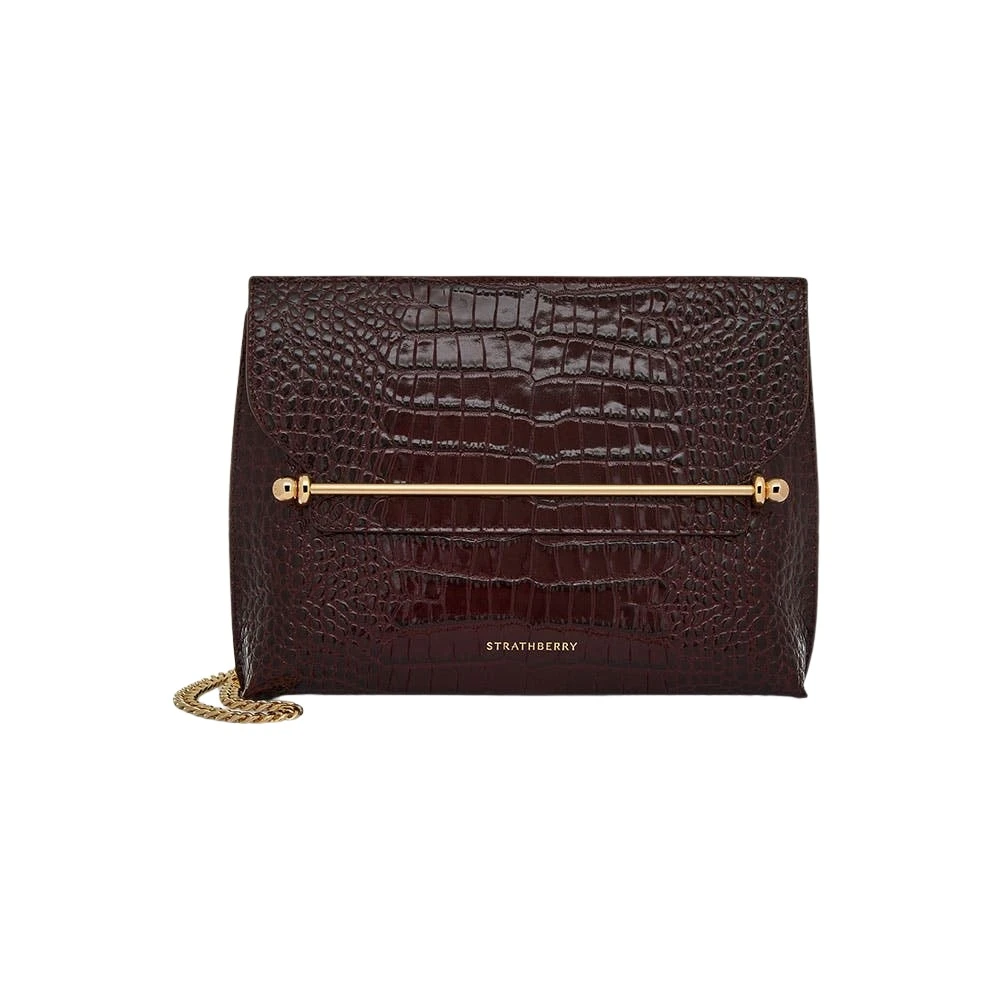 Red-Stylist-in-Croc-embossed-Leather-Burgundy26075_nobg Strathberry Stylist crossbody bag