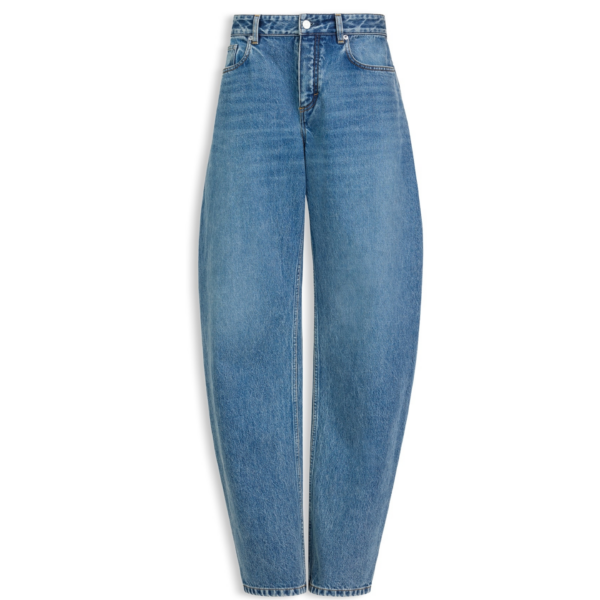 Alaïa Round Denim Jeans - ALAÏA Pants - Laser Cut Luxury - Shop at Coveti