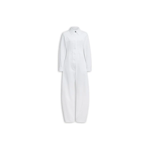 Alaia Round Denim Jumpsuit