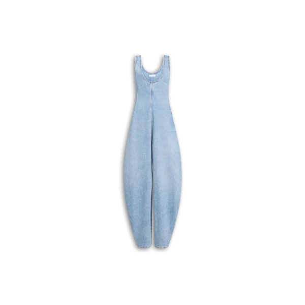 Alaia Round Denim Jumpsuit