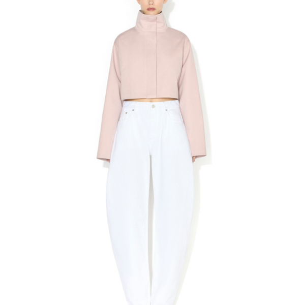 Alaïa Round Denim Pants - ALAÏA Pants - Laser Cut Luxury - Shop at Coveti