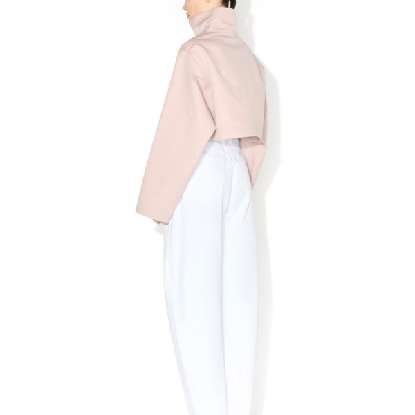 Alaïa Round Denim Pants - ALAÏA Pants - Laser Cut Luxury - Shop at Coveti