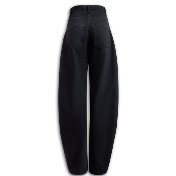 Alaïa Round Jeans In Denim - ALAÏA Pants - Laser Cut Luxury - Shop at Coveti