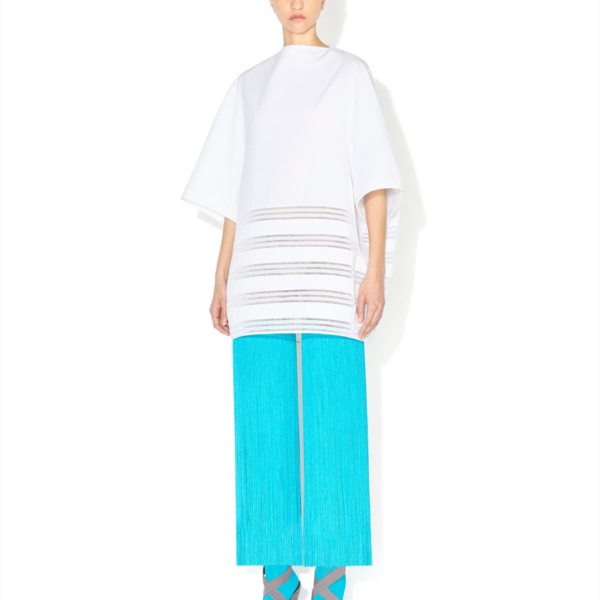 Alaïa Round Poplin Dress - ALAÏA Dresses - Laser Cut Luxury - Shop at Coveti