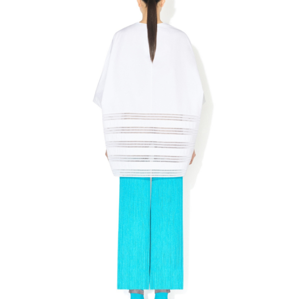 Alaïa Round Poplin Dress - ALAÏA Dresses - Laser Cut Luxury - Shop at Coveti