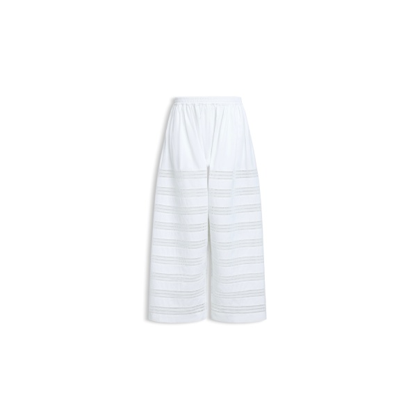 Alaïa Round Poplin Pants - ALAÏA Pants - Laser Cut Luxury - Shop at Coveti