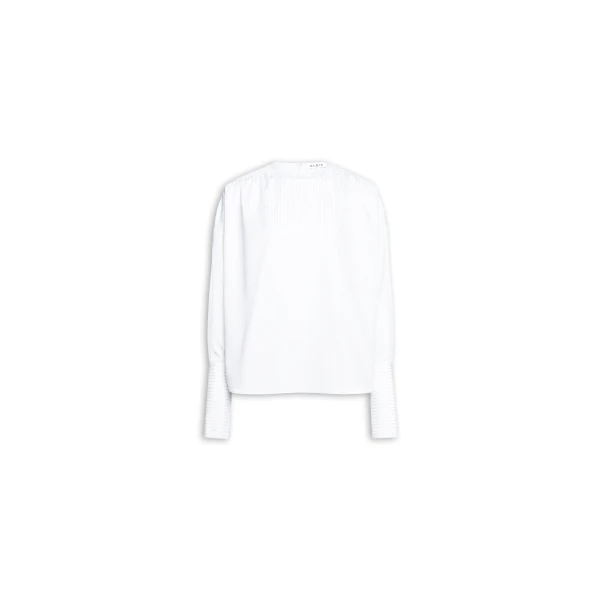 Alaia Ruched Poplin Blouse