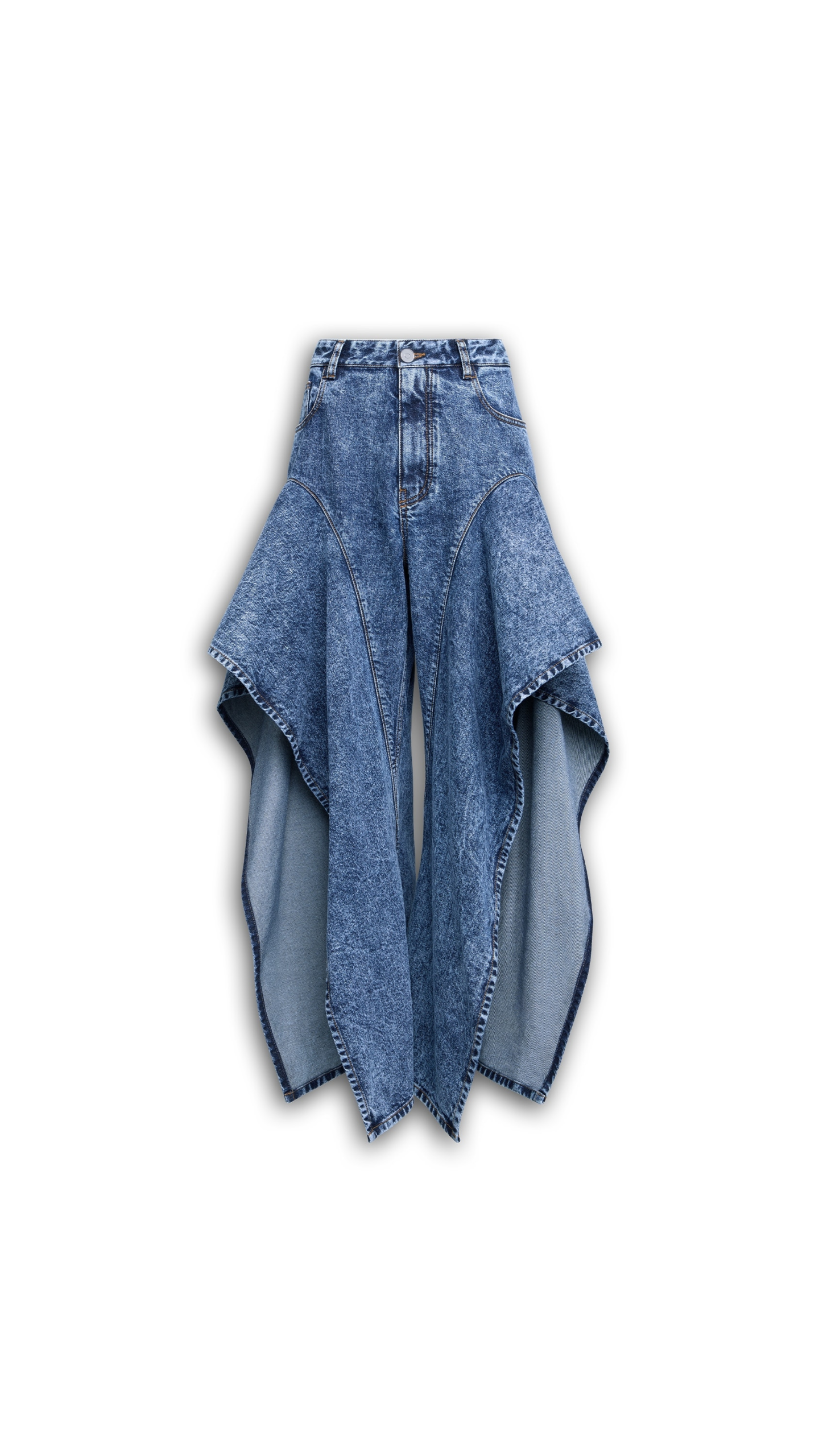 Alaïa Ruffle Jeans - ALAÏA Pants - Laser Cut Luxury - Shop at Coveti Alaïa Ruffle Jeans - ALAÏA Pants - Laser Cut Luxury - Shop at Coveti