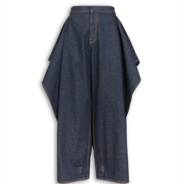 Alaïa Ruffle Jeans - ALAÏA Pants - Laser Cut Luxury - Shop at Coveti