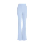 Safiyaa Alexa Soft Sky Trousers - Pants - Demi-Couture Evening Wear at Coveti
