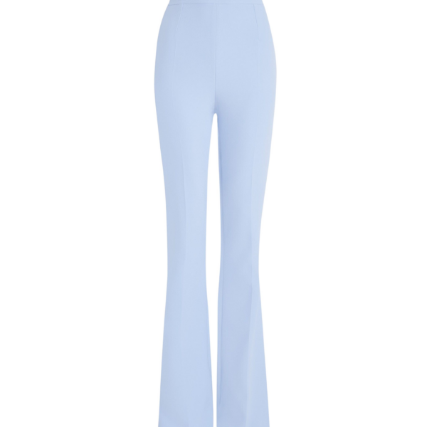 Safiyaa Alexa Soft Sky Trousers - Pants - Demi-Couture Evening Wear at Coveti