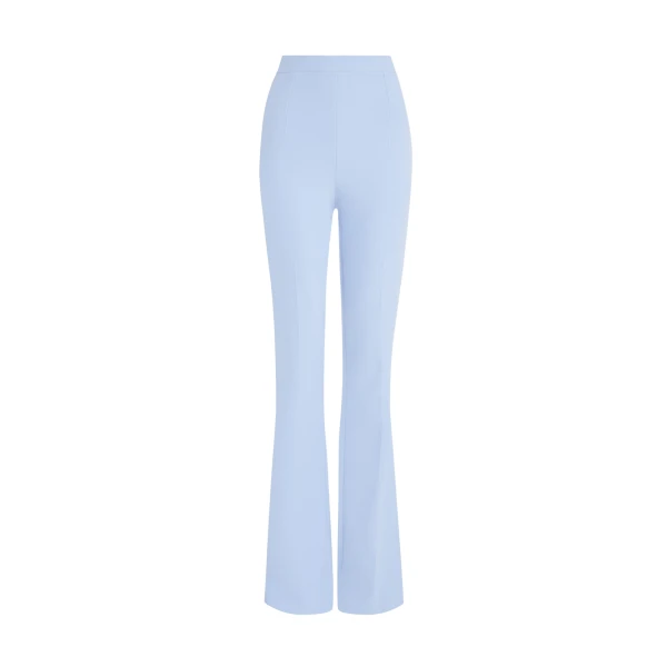 Safiyaa Alexa Soft Sky Trousers - Pants - Demi-Couture Evening Wear at Coveti