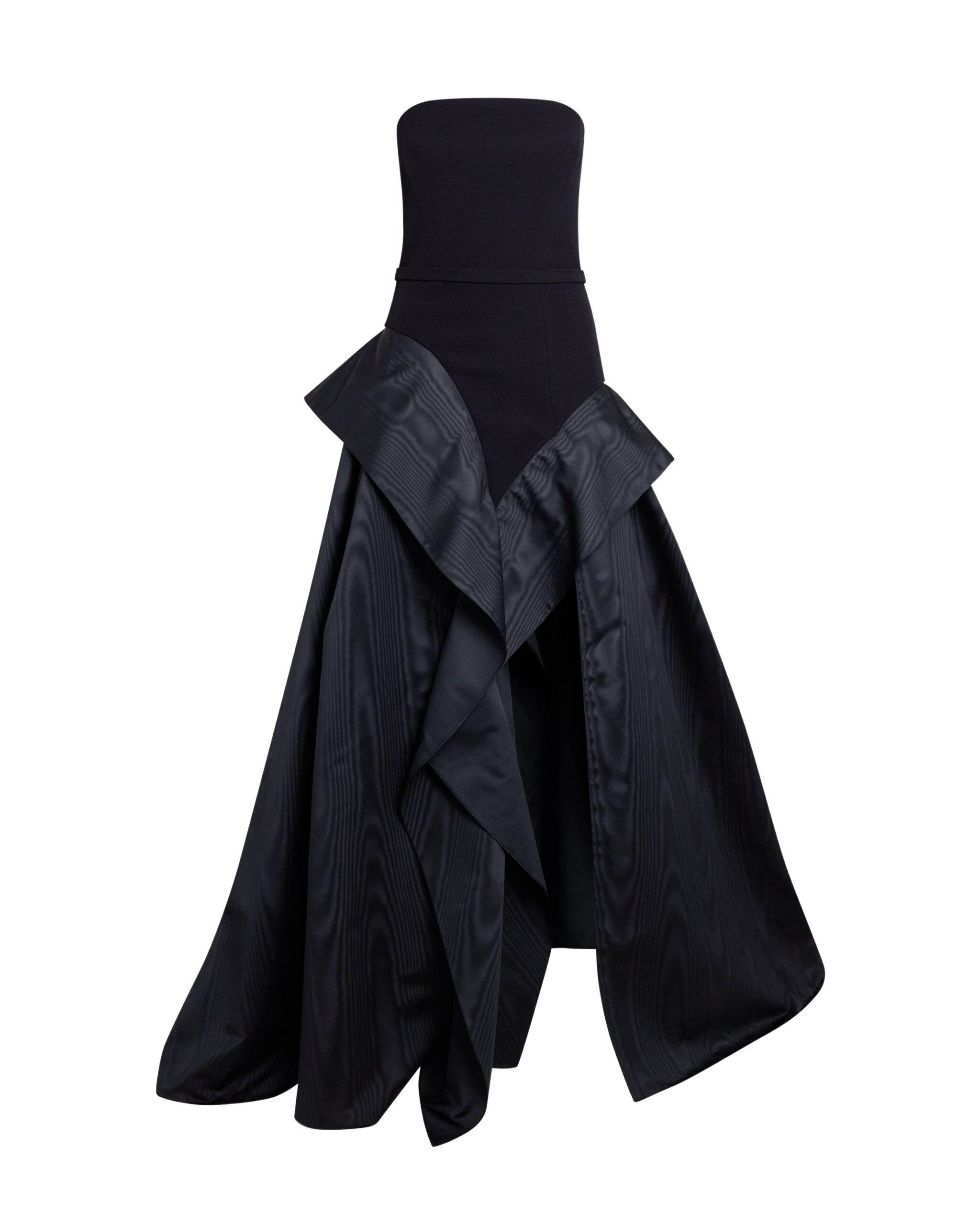 Safiyaa Anneline Long Dress in Black - Dresses - Demi-Couture Evening Wear at Coveti