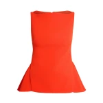 Safiyaa Ashlyn Top in Apple Red - Tops - Demi-Couture Evening Wear at Coveti