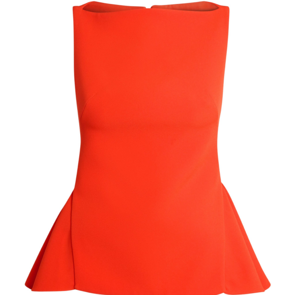 Safiyaa Ashlyn Top in Apple Red - Tops - Demi-Couture Evening Wear at Coveti
