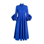 Safiyaa Belisse Midi Dress in Marrakech - Dresses - Demi-Couture Evening Wear at Coveti