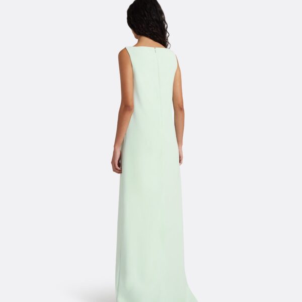 Safiyaa Cielle Long Dress in Sea Glass - Dresses - Demi-Couture Evening Wear at Coveti