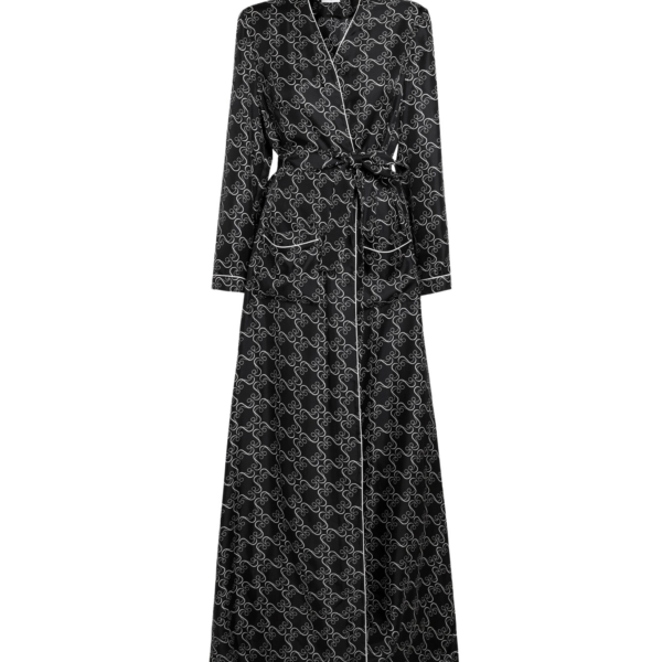 Safiyaa Fiorella Jacket in Ecru on Black - Jackets - Demi-Couture Evening Wear at Coveti