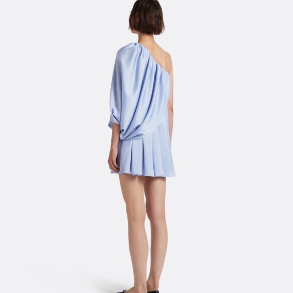 Safiyaa Flourine Mini Dress in Soft Sky - Dresses - Demi-Couture Evening Wear at Coveti