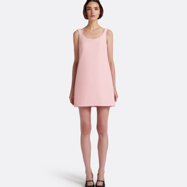 Safiyaa Fran Harness with Areli Mini Dress in Lychee - Dresses - Demi-Couture Evening Wear at Coveti