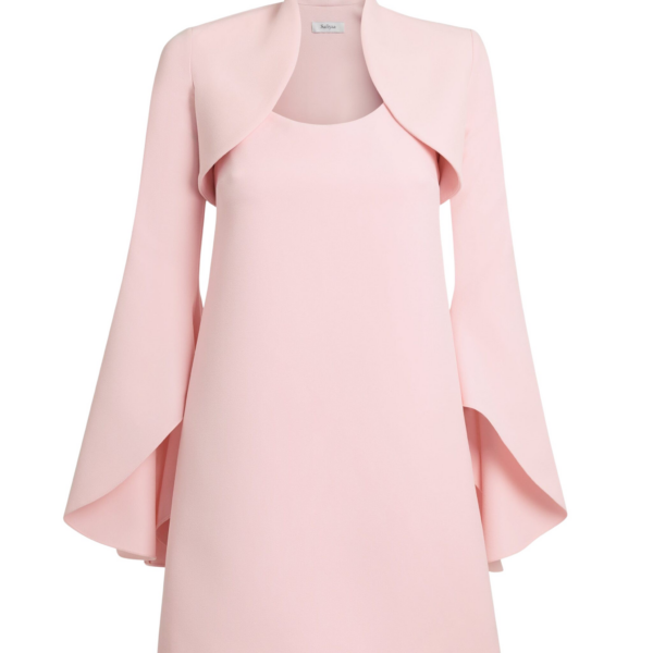 Safiyaa Fran Harness with Areli Mini Dress in Lychee - Dresses - Demi-Couture Evening Wear at Coveti