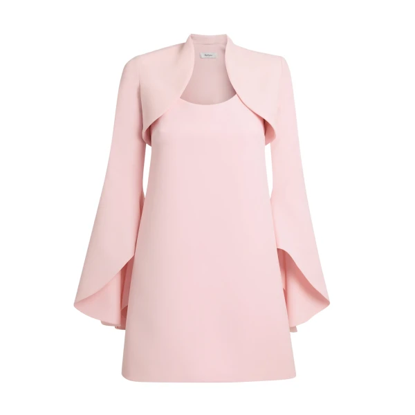 Safiyaa Fran Harness with Areli Mini Dress in Lychee - Dresses - Demi-Couture Evening Wear at Coveti