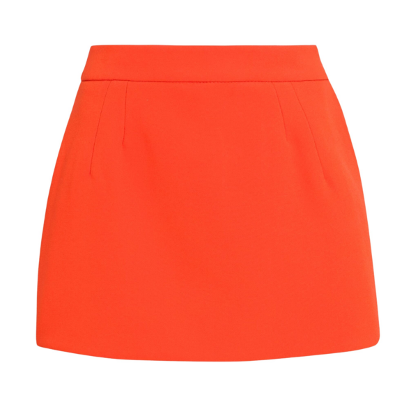Safiyaa Kalia Skort in Apple Red - Skirts - Demi-Couture Evening Wear at Coveti