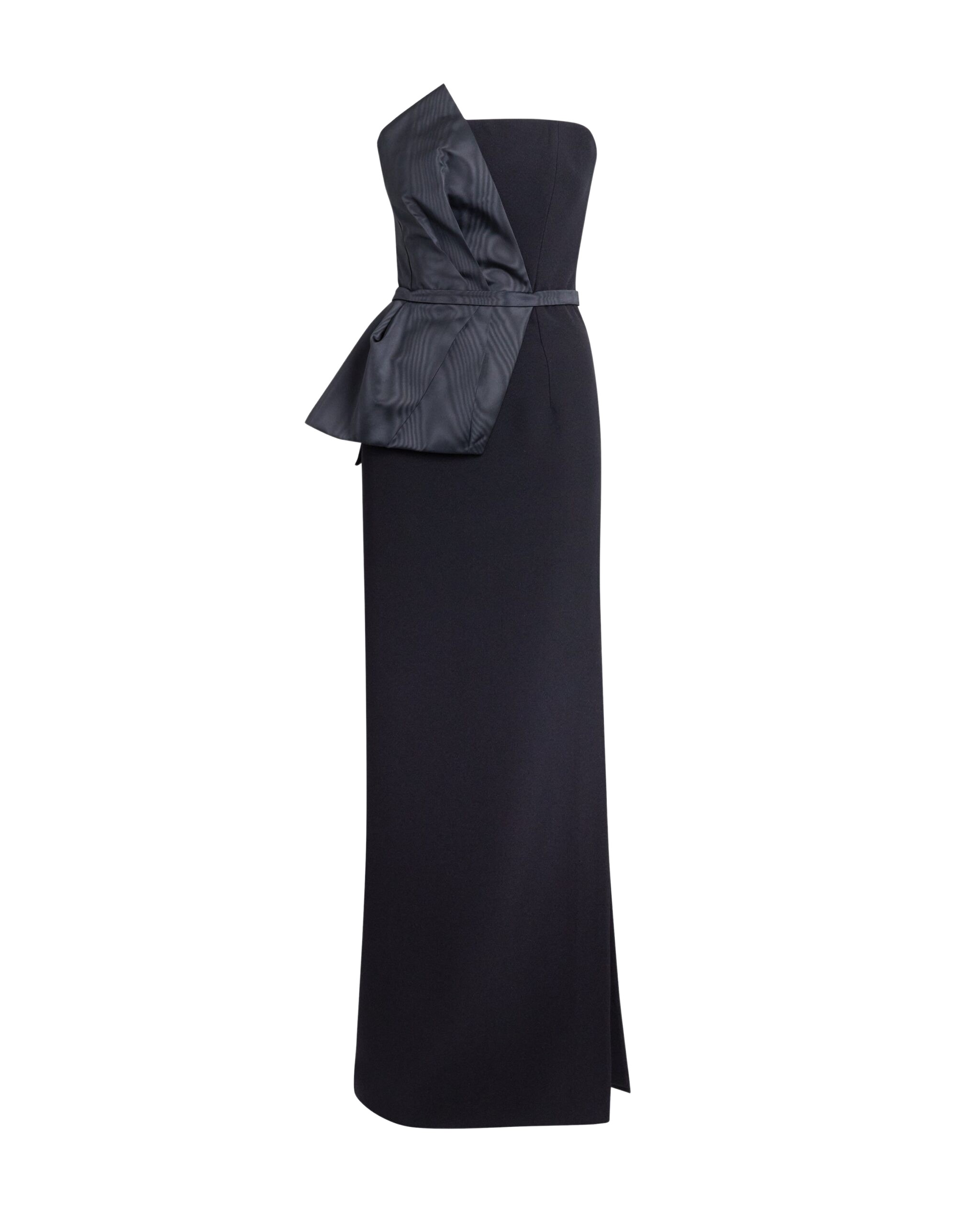 Safiyaa Kasia Long Dress in Black - Dresses - Demi-Couture Evening Wear at Coveti