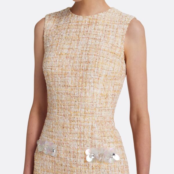Safiyaa Laurette Mini Dress in Tweed - Dresses - Demi-Couture Evening Wear at Coveti