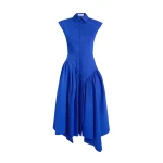 Safiyaa Ludavine Midi Dress in Marrakech - Dresses - Demi-Couture Evening Wear at Coveti