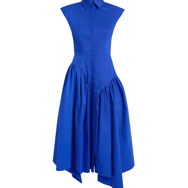 Safiyaa Ludavine Midi Dress in Marrakech - Dresses - Demi-Couture Evening Wear at Coveti