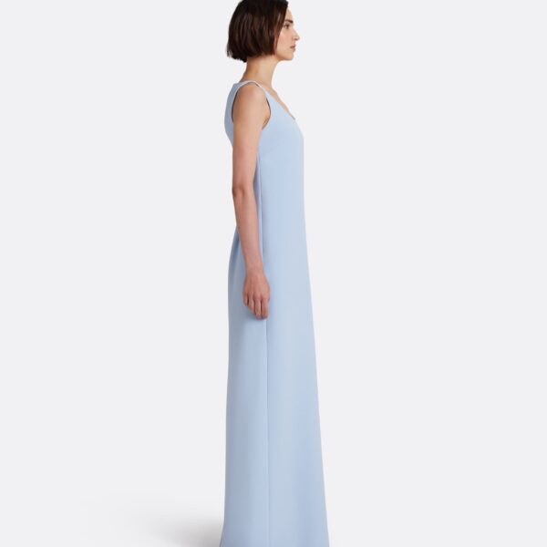 Safiyaa Maddison Long Dress in Soft Sky - Dresses - Demi-Couture Evening Wear at Coveti