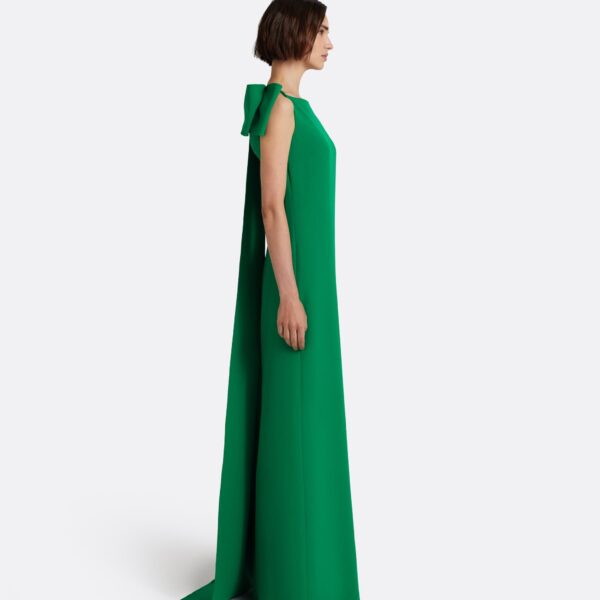 Safiyaa Mallory Long Dress in Jewel Green - Dresses - Demi-Couture Evening Wear at Coveti