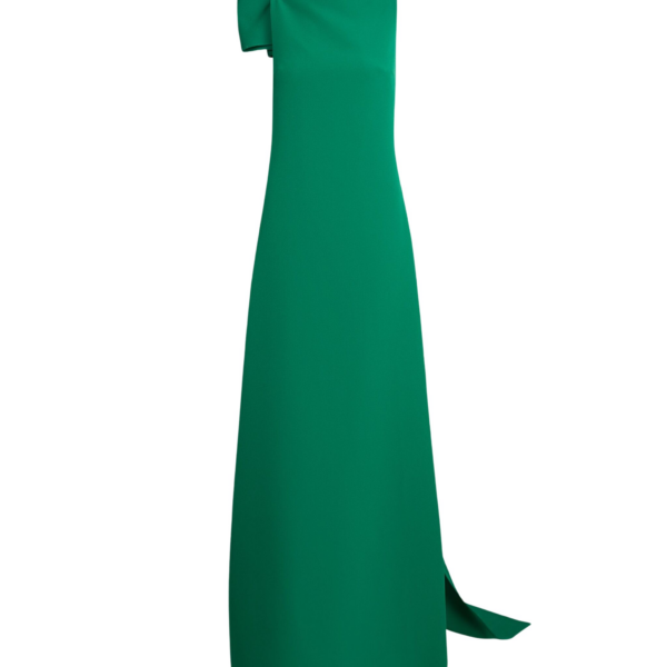 Safiyaa Mallory Long Dress in Jewel Green - Dresses - Demi-Couture Evening Wear at Coveti