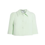 Safiyaa Marci Jacket in Sea Glass - Jackets - Demi-Couture Evening Wear at Coveti