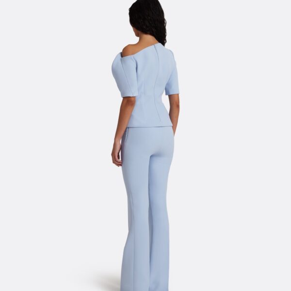 Safiyaa Marley Top in Soft Sky - Tops - Demi-Couture Evening Wear at Coveti