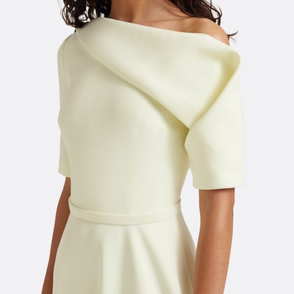 Safiyaa Melinda Midi Dress in Sorbet - Dresses - Demi-Couture Evening Wear at Coveti