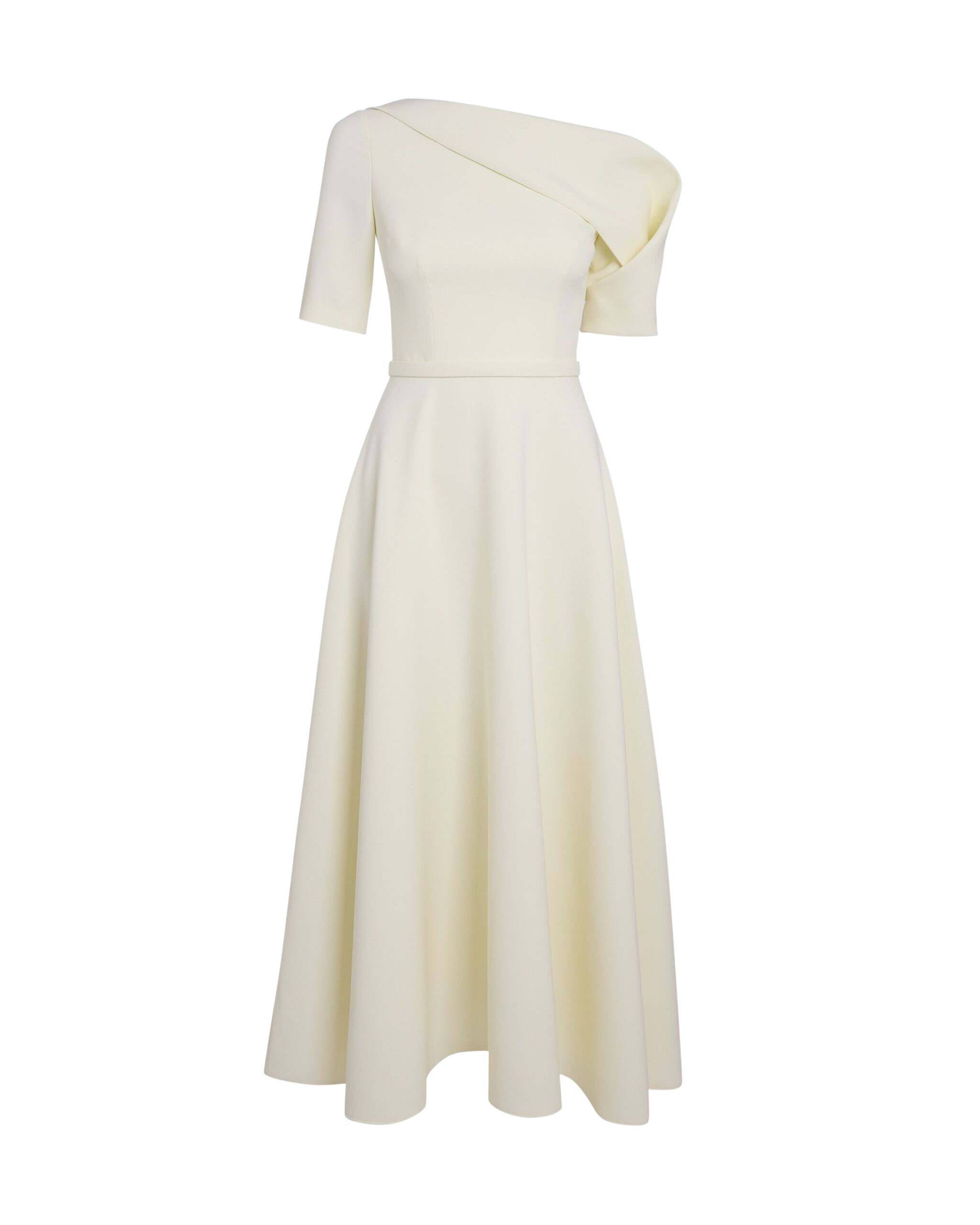 Safiyaa Melinda Midi Dress in Sorbet - Dresses - Demi-Couture Evening Wear at Coveti