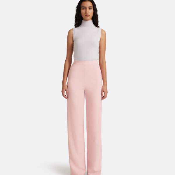 Safiyaa Orla Trousers In Lychee - Pants - Demi-Couture Evening Wear at Coveti