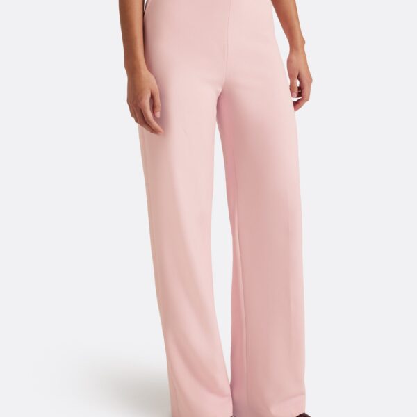 Safiyaa Orla Trousers In Lychee - Pants - Demi-Couture Evening Wear at Coveti