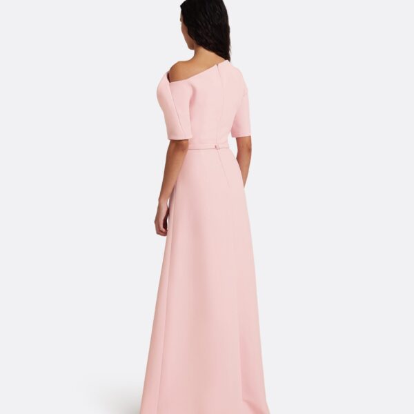 Safiyaa Stephanie Long Dress in Lychee - Dresses - Demi-Couture Evening Wear at Coveti