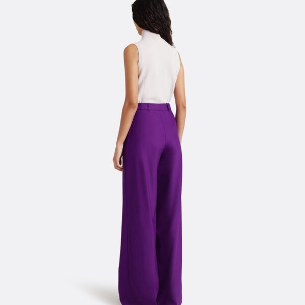 Safiyaa Touca Trouser in Currant - Pants - Demi-Couture Evening Wear at Coveti