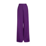 Safiyaa Touca Trouser in Currant - Pants - Demi-Couture Evening Wear at Coveti