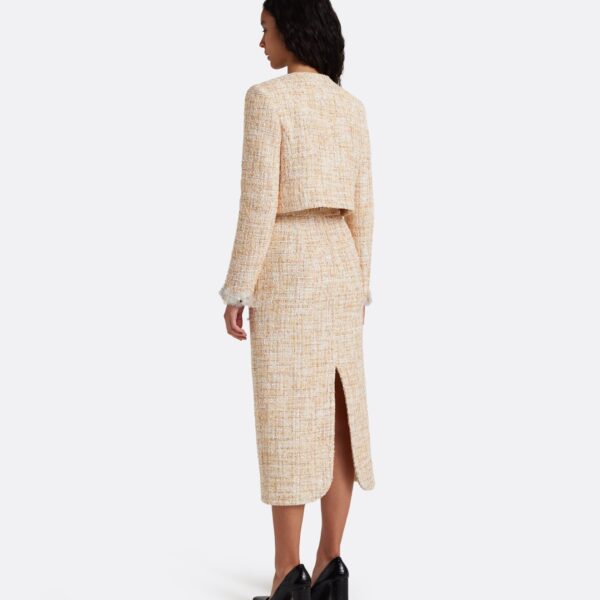 Safiyaa Virgina Skirt in Tweed - Skirts - Demi-Couture Evening Wear at Coveti