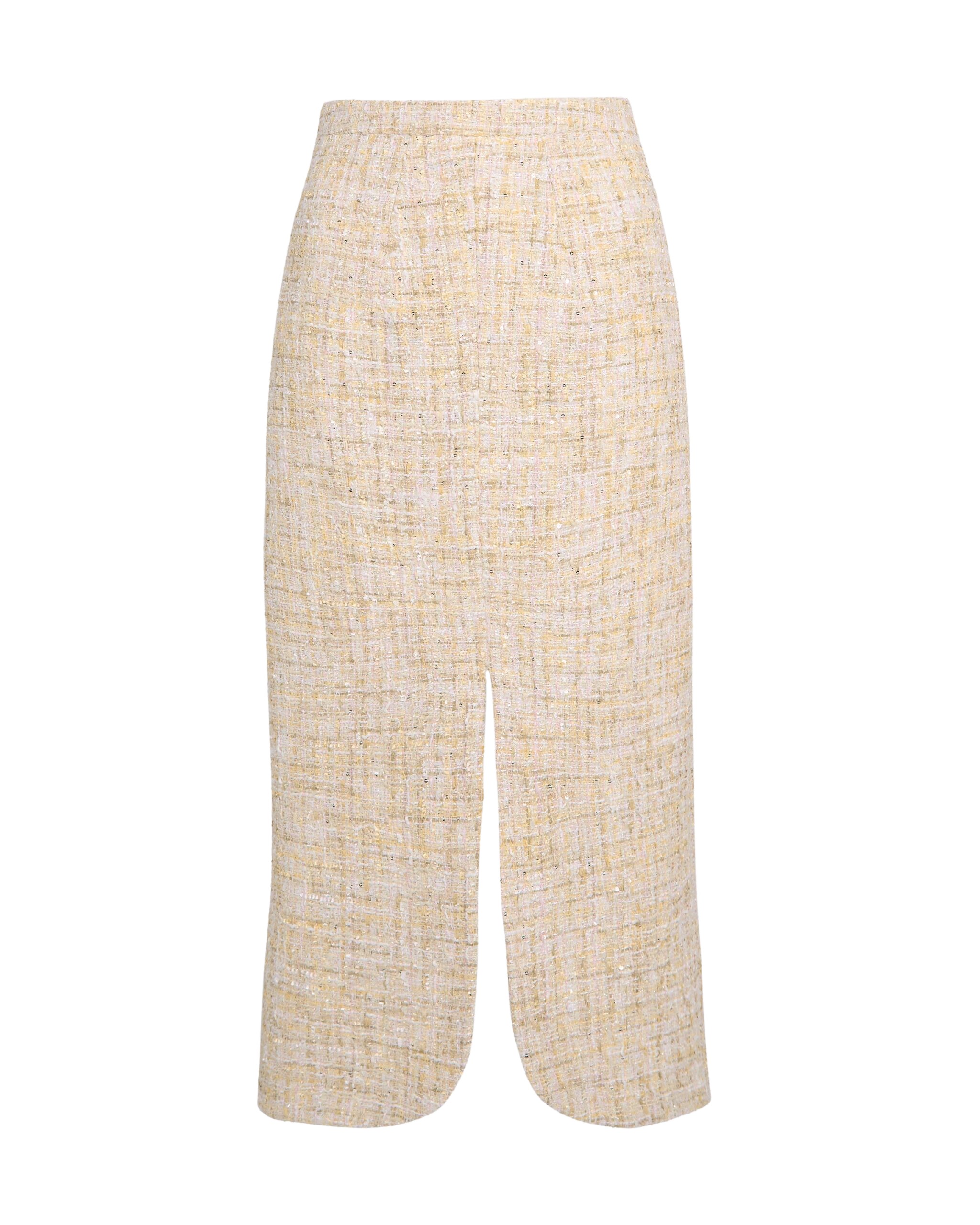 Safiyaa Virgina Skirt in Tweed - Skirts - Demi-Couture Evening Wear at Coveti