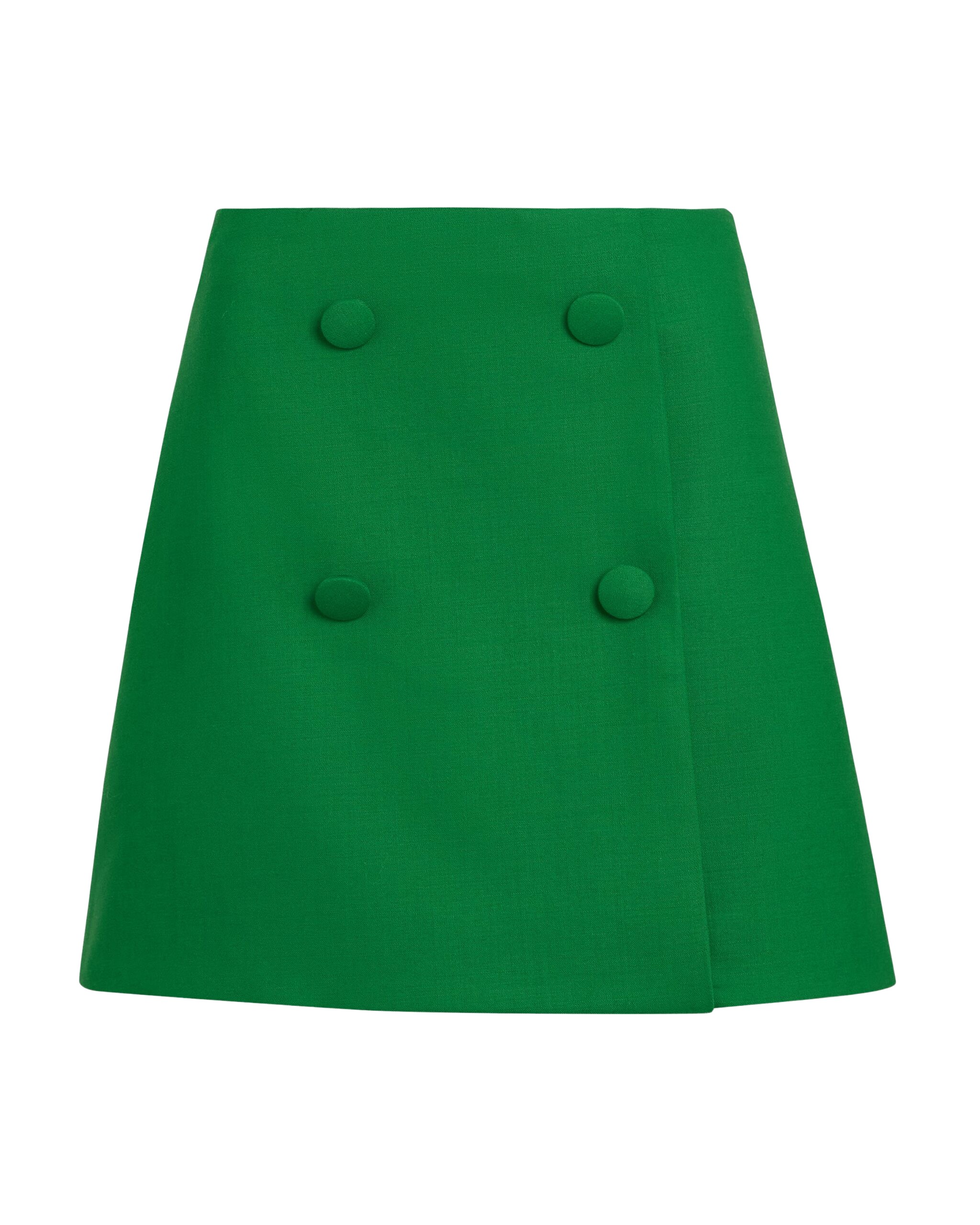 Safiyaa Yuki Skirt in Blade Green - Skirts - Demi-Couture Evening Wear at Coveti
