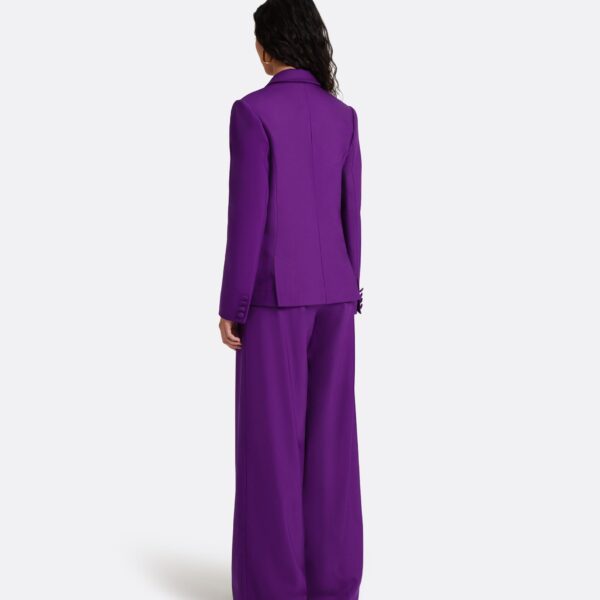 Safiyaa Yvette Jacket in Currant - Jackets - Demi-Couture Evening Wear at Coveti